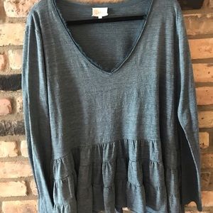 XL blue Deletta t shirt.